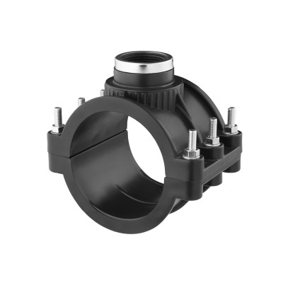 Седловая врезка ПЭ SantehPlast 110х1 1/4" Седловая врезка ПЭ SantehPlast 110х1 1/4"