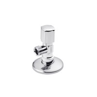 Кран приладовий для підключення Karro 1/2"х3/8" ЗЗ хромований KR-3019