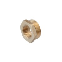 Футорка посилена LexLine 1 1/2 "х1" ЗВ латунна УК0722-В