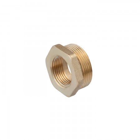 Футорка посилена LexLine 1 1/2 "х1" ЗВ латунна УК0722-В