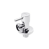 Кран приладовий для підключення Karro 1/2"х3/4" ЗЗ хромований KR-3110