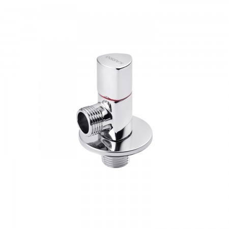 Кран приладовий для підключення Karro 1/2"х1/2" ЗЗ хромований KR-3115