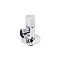 Кран приладовий для підключення Karro 1/2"х3/4" ЗЗ хромований KR-3115