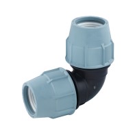 Коліно ПЕ SantehPlast 90х90 мм