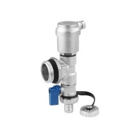 Сливная группа для коллектора Karro 1" РН никелированная KR-17000