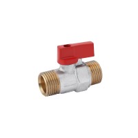 Кран кульовий Karro "Standart" 1/2" ЗЗ"Mini" PN30 ручка, нікельований