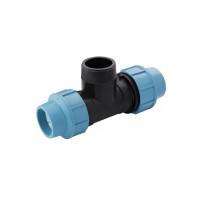Тройник ПЭ Rozma 63х2 1/2"х63 РН