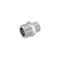 Ніпель перехідний Karro 3/8"х1/4" ЗЗ нікельований KR-3114