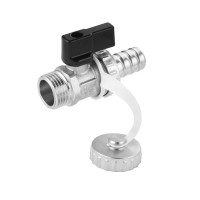 Сливной кран Karro 1/2" РН никелированный KR-11074
