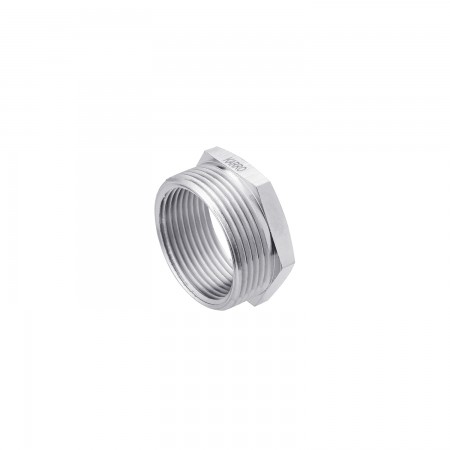Футорка Karro 1 1/2"х1 1/4" ЗВ нікельована KR-3115