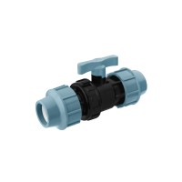 Кран ПЭ STR 63 мм