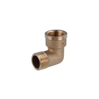Кутник посилений LexLine 1/2" ВН латунний УК0122-1-В