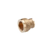Муфта перехідна посилена LexLine 1/2 "х3/8" ВВ латунна УК0331-В
