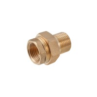 Сгон-американка прямая облегченная LexLine 1/2" ВН под конус латунная УК0811-1В