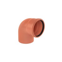 Коліно Rozma для зовнішньої каналізації 110х90 ° (CV029126)