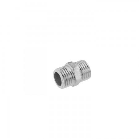 Ніпель посилений LexLine 1/4" ЗЗ нікельований НК0542-Вн