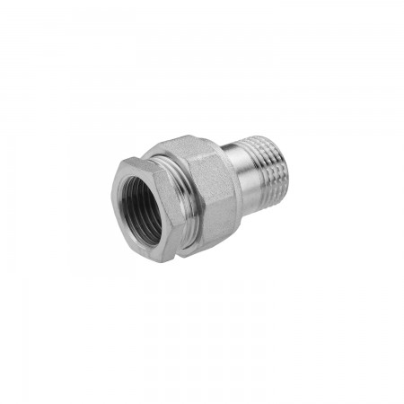 Сгон-американка прямая усиленная LexLine 1/2" ВН под конус никелированная НК0811-Вн
