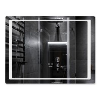 Дзеркало KRP 1000х700 Spiegel HR2-10070 з LED-підсвічуванням та антизапітнінням (CV030035)