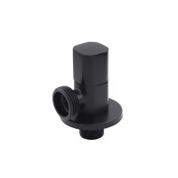 Кран приладовий для підключення Karro 1/2"х3/4" ЗЗ чорний KR-3123-1B