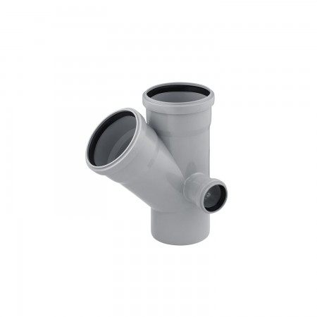 Крестовина двухплоскостная Rozma для внутренней канализации  110х110/45°+50/90°(CV030238)