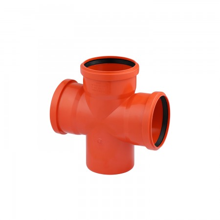 Крестовина Rozma для наружной канализации 110х110х110/90°(CV030959)