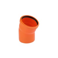 Коліно Rozma для зовнішньої каналізації 110х22 ° (CV030979)