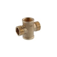 Хрестовина посилена LexLine 3/4'' ВЗВЗ латунна УК4604-В