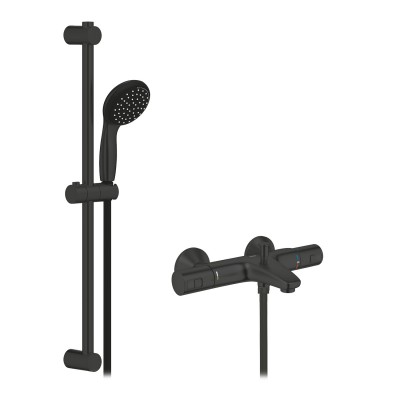 Смеситель термостатический для ванны Precision Start Black UA303907T1(CV032751)