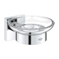 Мыльница с держателем Grohe QuickFix Start Cube 41096000
