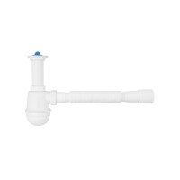 Сифон для кухонної мийки Agua TW01 1 1/2 "х40/50 мм з литим випуском
