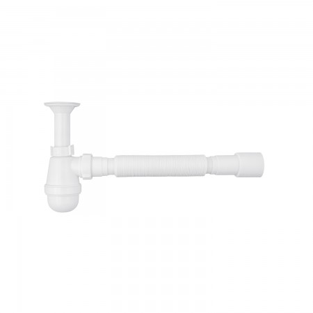 Сифон для раковини Agua TB06 1 1/4''х40/50 мм з литим випуском
