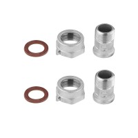 Приєднувальний комплект до водяного лічильника LexLine 1/2''х3/4" нікельований НК1316-Вн