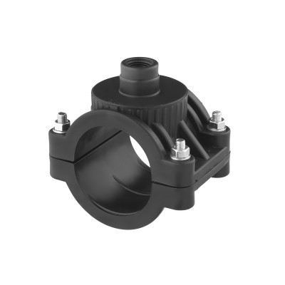 Сідлова врізка ПЕ SantehPlast 75х1/2" Сідлова врізка ПЕ SantehPlast 75х1/2"