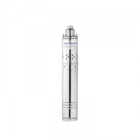 Насос глубинный шнековый Agua 4S QGD2,1-80-0,37 Hmax 80 м Qmax 35 л/мин P 370 Вт со встроенным конденсатором