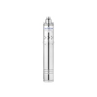 Насос глубинный шнековый Agua 4S QGD2,4-90-0,50 Hmax 90 м Qmax 40 л/мин P 500 Вт со встроенным конденсатором