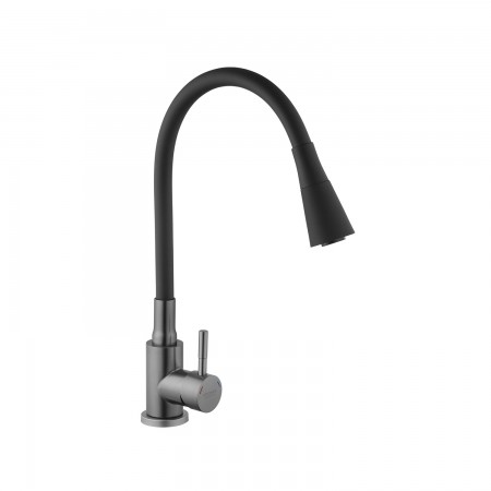 Смеситель для кухни KRP-Edelstahl-Klassisch-PVD-031BLK(CV035373)