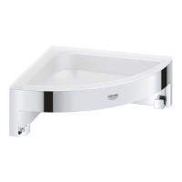 Полка для душа Grohe QuickFix Start Cube угловая с крючками 41106000