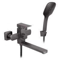 Смеситель для ванны KRP-Edelstahl-Kubus-PVD-070(CV035908)