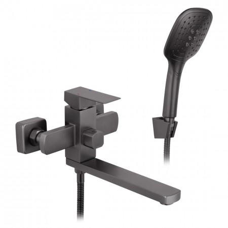 Смеситель для ванны KRP-Edelstahl-Kubus-PVD-070(CV035908)