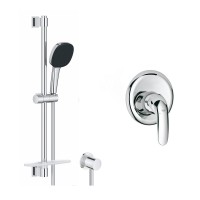 Душевая система Euroeco+гарнитур Vitalio Comfort 110+шланг подключеня 3274226929(CV036744)
