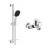 Смеситель для ванны Get+душевая стойка Vitalio Comfort 110 3288726929(CV036748)
