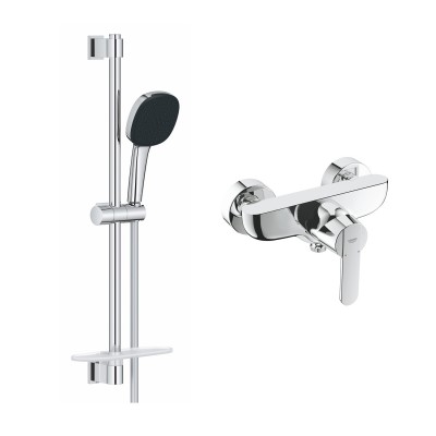 Смеситель для душа Get+душевая стойка Vitalio Comfort 110 3288826929(CV036750)