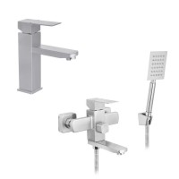 Комплект змішувачів Edelstahl Kubus-ESG-010+змішувач Edelstahl Kubus-ESG-060 (CVS30150)