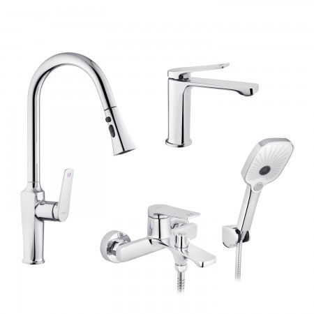 Комплект змішувачів Makon-C-060+змішувач Makon-C-030-T+змішувач Makon-C-010 (CVS30155) Комплект змішувачів Makon-C-060+змішувач Makon-C-030-T+змішувач Makon-C-010 (CVS30155)