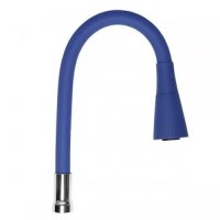 Гибкий излив для кухни Wezer WKC-059-BLUE синий