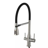 Гибкий смеситель для кухни под фильтр GAPPO G4399-75 с вытяжным изливом