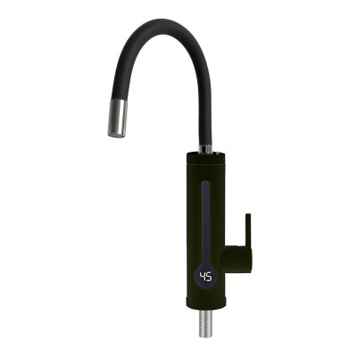 Проточный кран-водонагреватель SDR-G8TR-Black (термопредохранитель)(гибкий излив)(3,3 кВт)(датчик темп.) Проточный кран-водонагреватель SDR-G8TR-Black (термопредохранитель)(гибкий излив)(3,3 кВт)(датчик темп.)