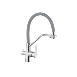 Смеситель для кухни с подключением к фильтру Kroner KRP Edelstahl Klassisch - ESG03817GRA