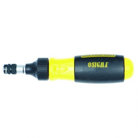 Викрутка з обмеженням зусилля + біти 3шт CrV Sigma