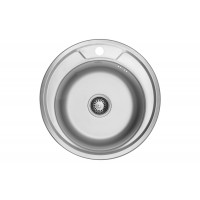 Кухонна мийка Kroner KRP Dekor-490 (0,8 мм)